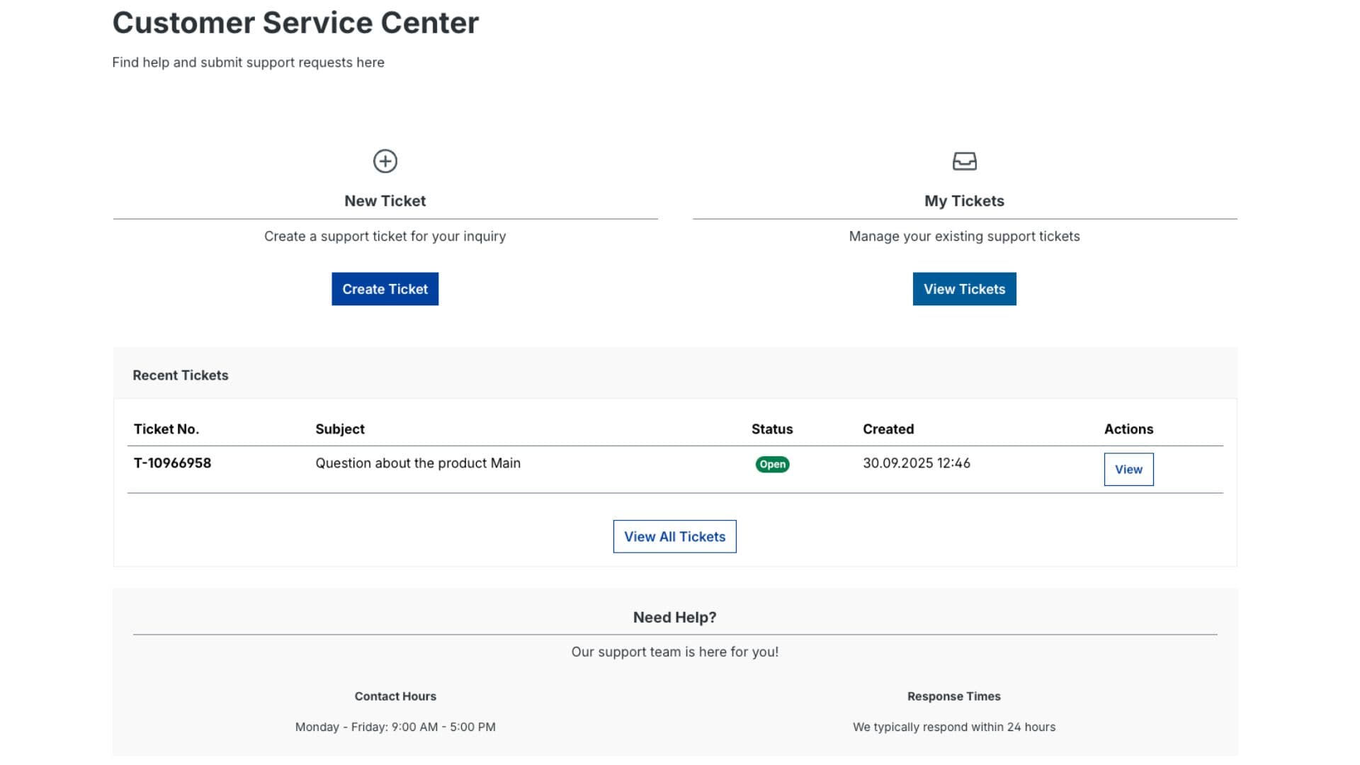 Kundenservice Center Pro – Screenshot 1