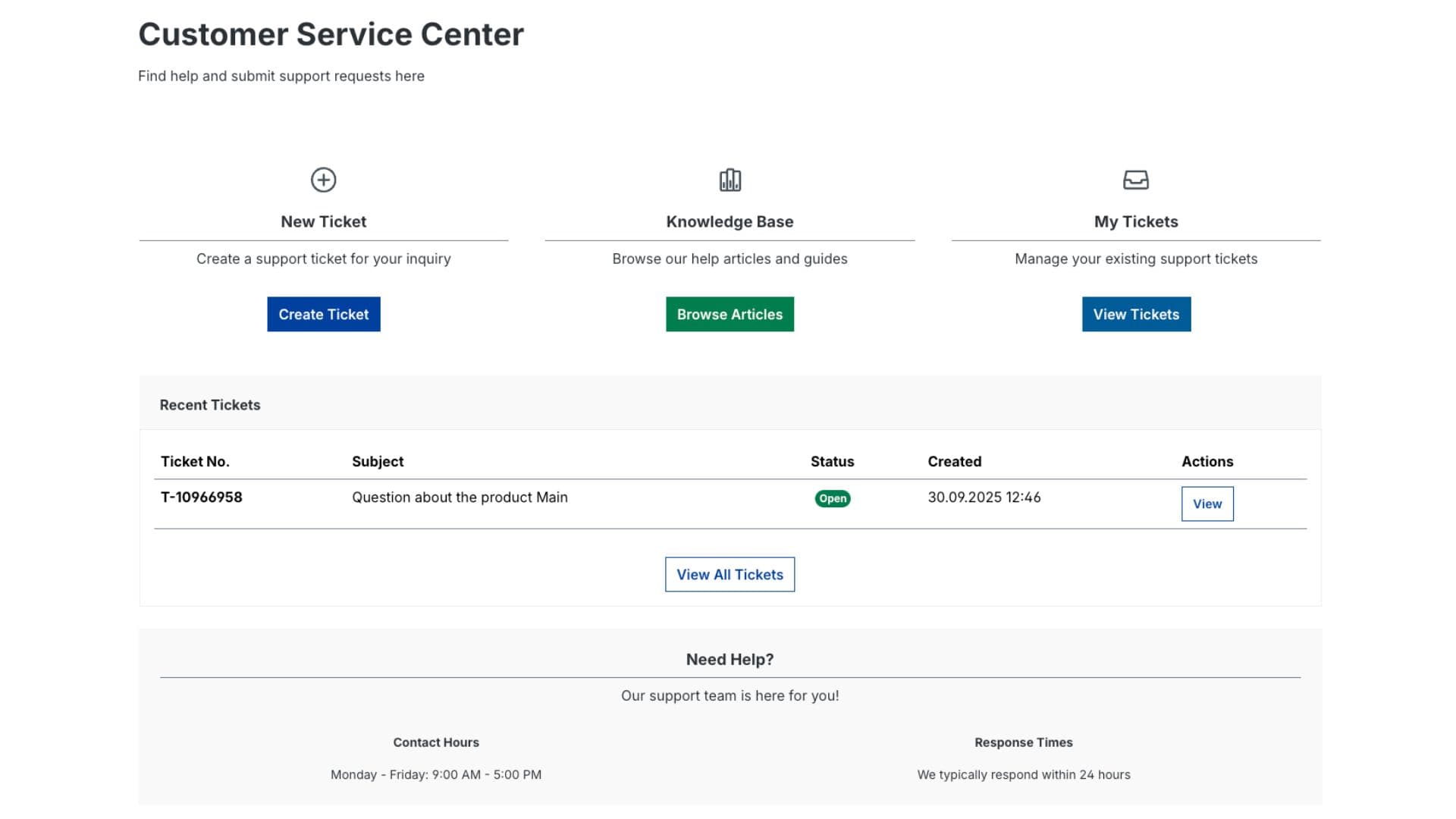 Kundenservice Center Pro – Screenshot 2